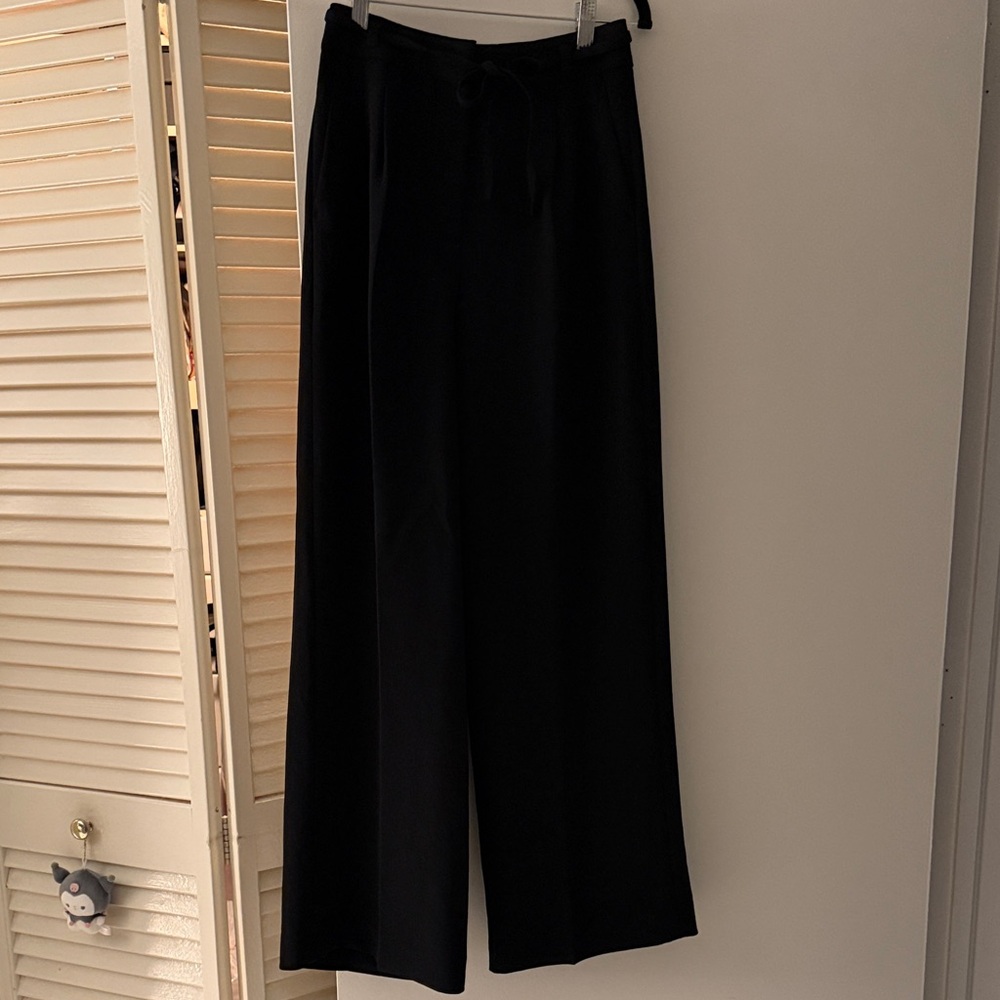 Wilfred Black Wide-Leg Trousers